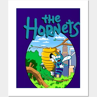 Hornets cartoon Posters and Art